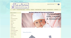 Desktop Screenshot of cuteasbuttons.com